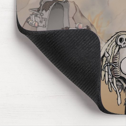 Water van de weg muismat (Hoek)