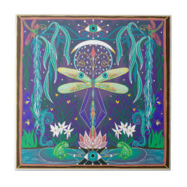 Water van Onderzetter keramisch Ornament van het f Tegeltje