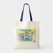 Water verspillen tote bag (Voorkant)