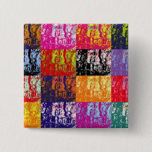 WATER VIERKANTE BUTTON 5,1 CM