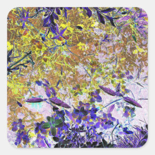 WATER VIERKANTE STICKER