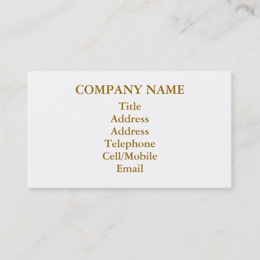 WATER VISITEKAARTJE (Voorkant)