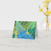 Water voor leven Moderne Christelijke Abstracte ku Kaart (Gele Bloem)