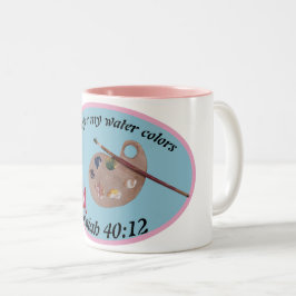 water voor mijn water kleuren Two-Tone koffie mok