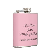  water voor moeder van de bride heupfles (Rechts)