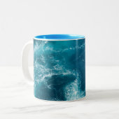 Water vriendelijk tweekleurige koffiemok (Voorkant links)
