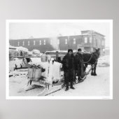 Water Wagon in Fairbanks Alaska 1915 Poster (Voorkant)