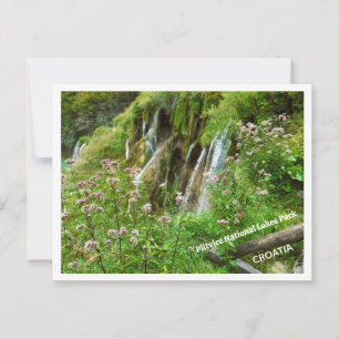 WATER, WATER OVERAL / PLITVICE MEREN NATIONALE PA BRIEFKAART