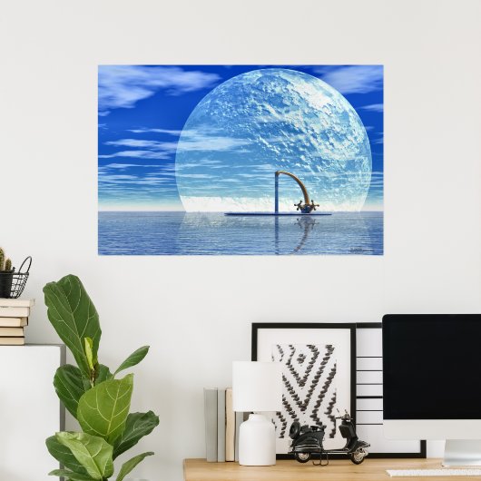 Water water poster (Thuiskantoor)