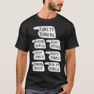 Water Watervogels, Flay Otters, Vette Uilen, Schee T-shirt
