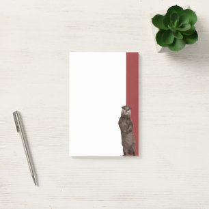 Water Weasels bij Spelen - Schattige Otter Post-it® Notes