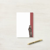 Water Weasels bij Spelen - Schattige Otter Post-it® Notes (Op bureau)