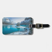 Water | Winter Jasper National Park, Canada Bagagelabel (Voorkant horizontaal)