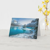 Water | Winter Jasper National Park, Canada Kaart (Gele Bloem)