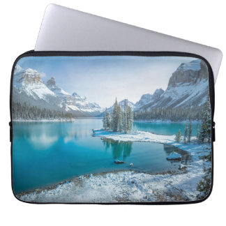 Water | Winter Jasper National Park, Canada Laptop Sleeve