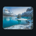 Water | Winter Jasper National Park, Canada Magneet<br><div class="desc">This amazing Getty Foto's Jasper National Park,  Canada in winter.</div>