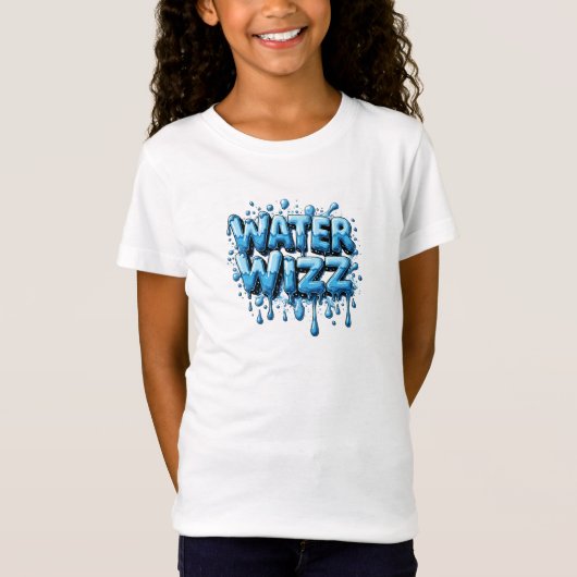 Water Wizz Fun Retro T-shirt (Voorkant)