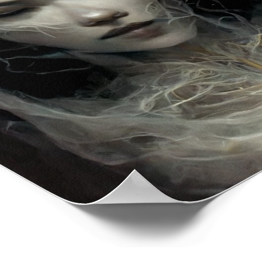 Water Wraith Fantasy Sci-Fi Art Poster (Hoek)