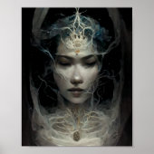 Water Wraith Fantasy Sci-Fi Art Poster (Voorkant)