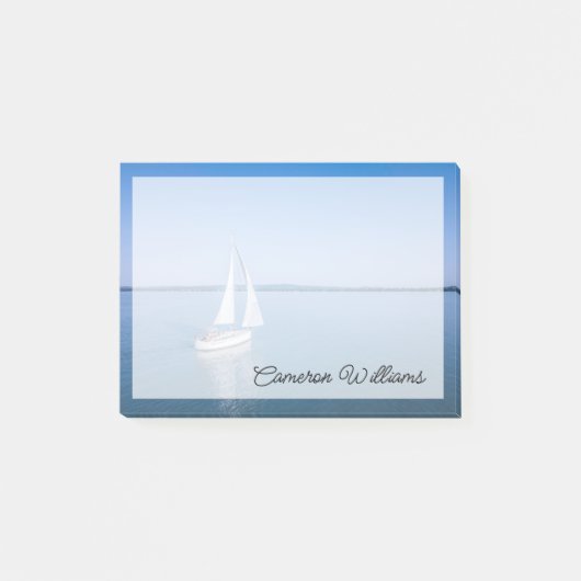 Water Yacht at Lake Balaton Lake Hungary Post-it® Notes (Voorkant)