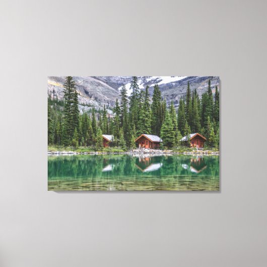 Water Yoho National Park Canada Canvas Afdruk (Voorkant)