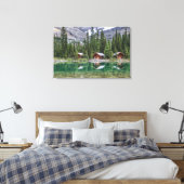 Water Yoho National Park Canada Canvas Afdruk (Insitu (Slaapkamer))