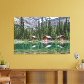 Water Yoho National Park Canada Canvas Afdruk (Insitu (Woonkamer))