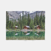 Water Yoho National Park Canada Fleece Deken (Voorkant (Horizontaal))