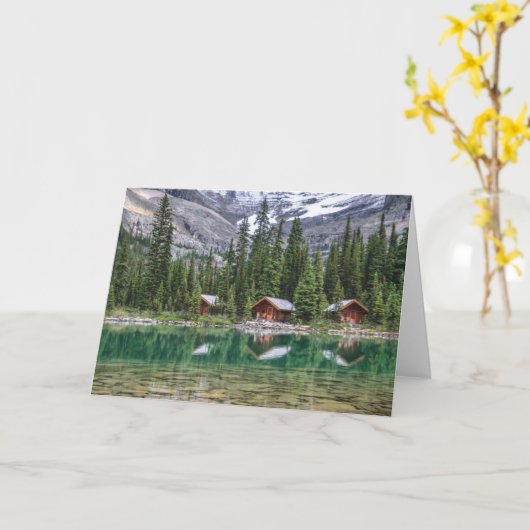 Water Yoho National Park Canada Kaart (Gele Bloem)