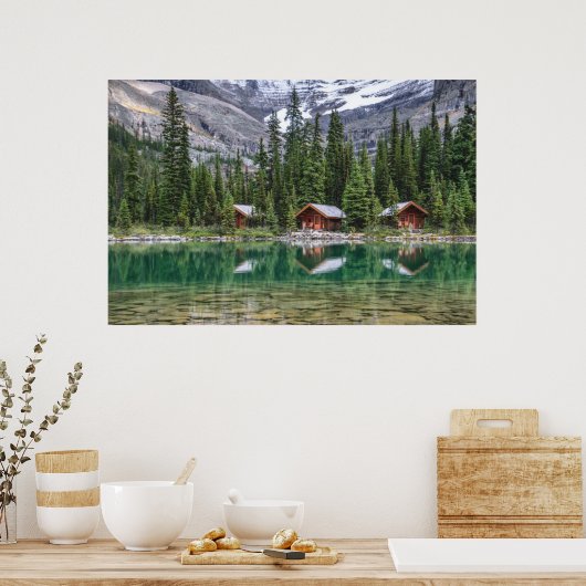 Water | Yoho National Park Canada Poster (Keuken)