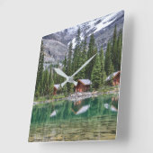 Water Yoho National Park Canada Vierkante Klok (Hoek)