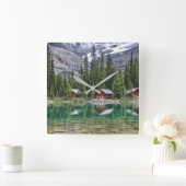 Water Yoho National Park Canada Vierkante Klok (Huis)