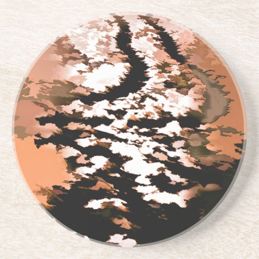 WATER ZANDSTEEN ONDERZETTER (Voorkant)