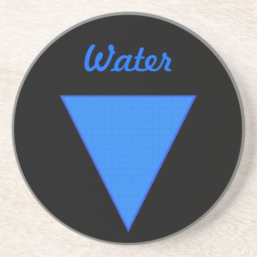 Water Zandsteen Onderzetter (Voorkant)