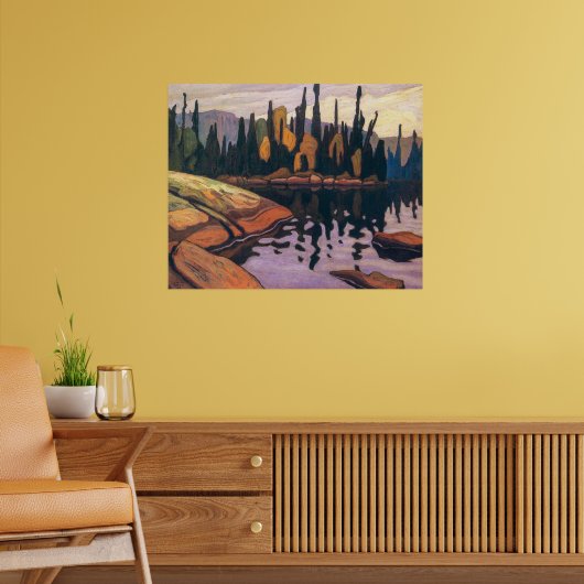 Water zwemmen | Lawren Harris | Poster (Woonkamer 2)
