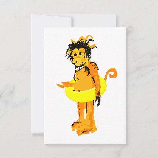 wateraap kaart (Voorkant)