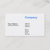 Waterachtergrond Visitekaartje (Voorkant)