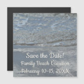 Wateraftappen op Abstracte foto's van de Beach (Voorkant / Achterkant)