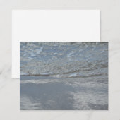 Wateraftappen op Abstracte foto's van de Beach (Voorkant / Achterkant)