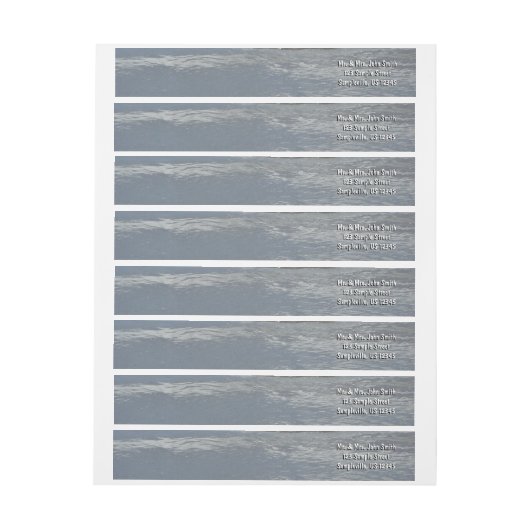 Wateraftappen op Abstracte foto's van de Beach (Vel)