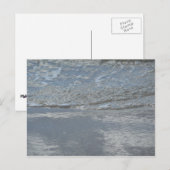 Wateraftappen op Abstracte foto's van de Beach Briefkaart (Voorkant / Achterkant)