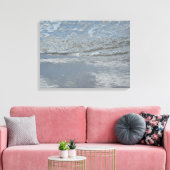 Wateraftappen op Abstracte foto's van de Beach Canvas Afdruk (Insitu (Woonkamer))