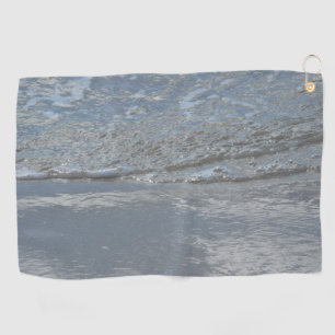 Wateraftappen op Abstracte foto's van de Beach Golfhanddoek