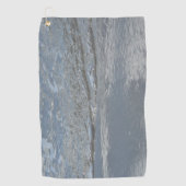 Wateraftappen op Abstracte foto's van de Beach Golfhanddoek (Voorkant)