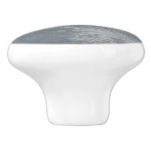 Wateraftappen op Abstracte foto's van de Beach Keramische Knop (Zijkant)