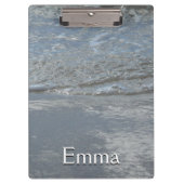 Wateraftappen op Abstracte foto's van de Beach Klembord (Voorkant)