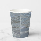 Wateraftappen op Abstracte foto's van de Beach Papieren Bekers (Rechts)