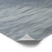 Wateraftappen op Abstracte foto's van de Beach Poster (Hoek)