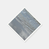 Wateraftappen op Abstracte foto's van de Beach Servetten (Hoek)