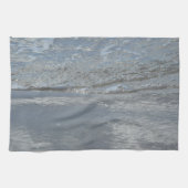 Wateraftappen op Abstracte foto's van de Beach Theedoek (Horizontaal)